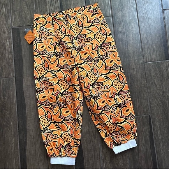 NWT Loudmouth Golf Chirp Chirp Men’s Jogger Golf Pants in Orange Black Sz 30 - Picture 1 of 8